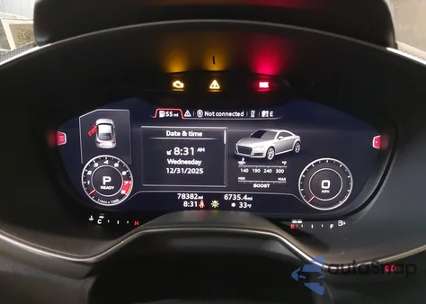 2018 Audi Tt 2.0T z USA, uszkodzony, nr VIN TRUC5AFV5J1013660